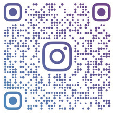 Instagram公式アカウントのQRコード