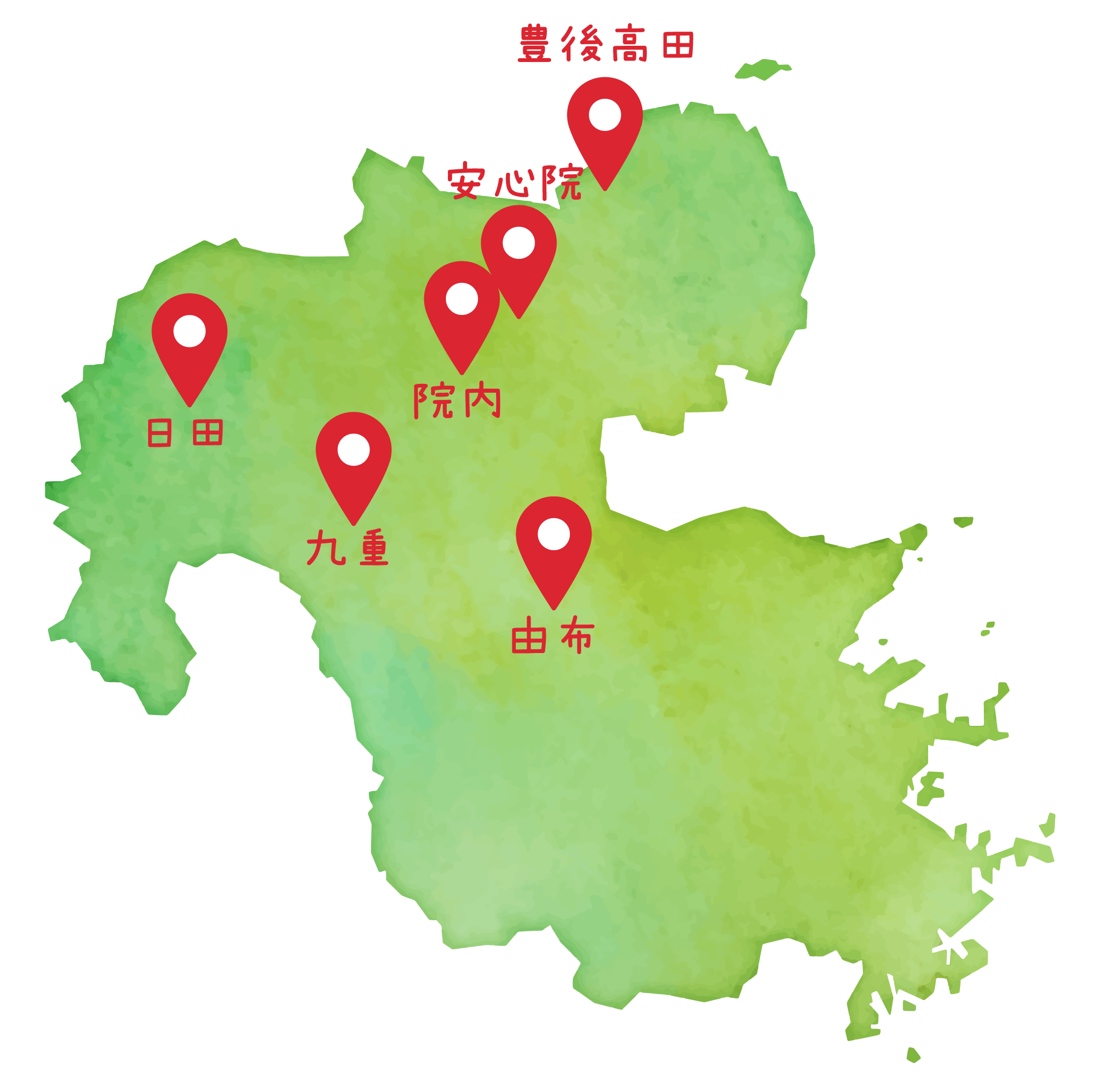 大分県マップ