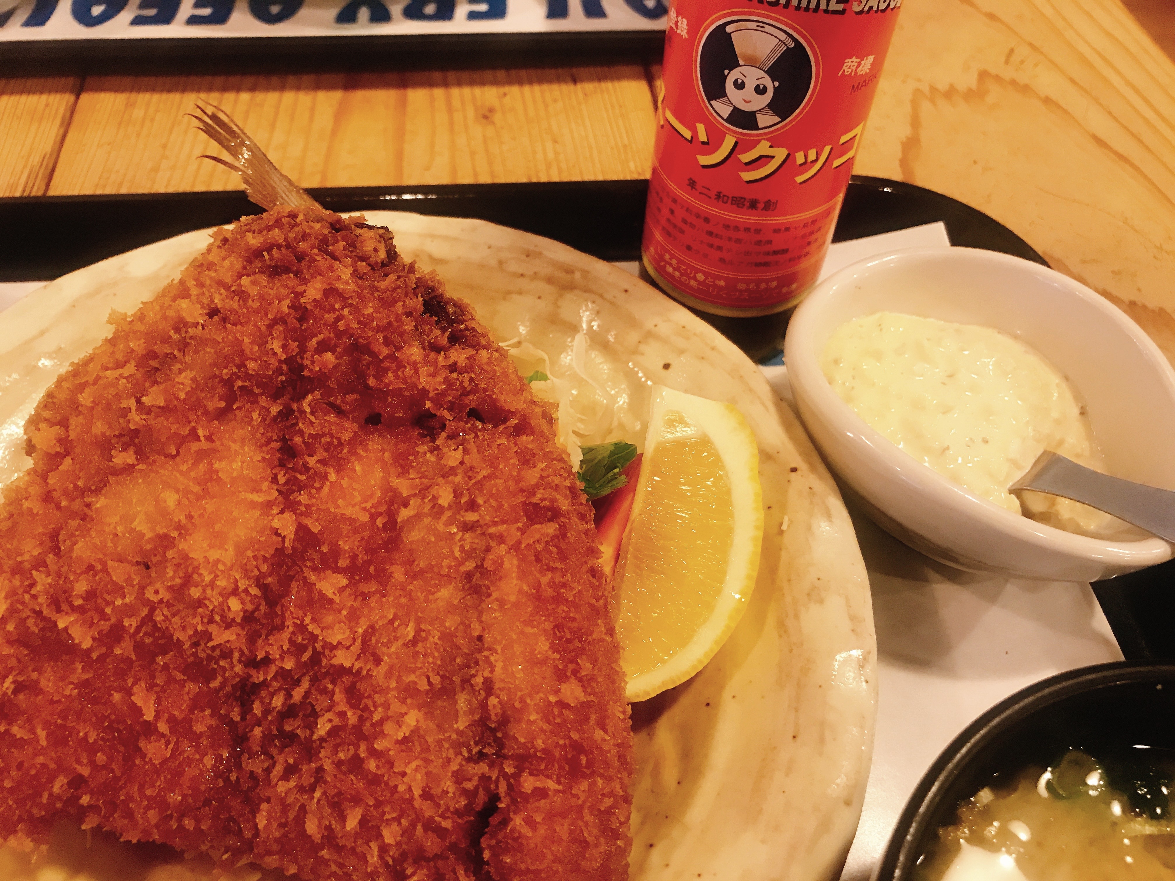 梅山鉄平食堂でアジフライジャック！その名も『AJIFRY AFFAIR』 !!!