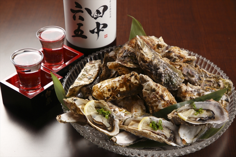 新年会はここ！伊都の栞　牡蠣ともつ鍋のWメイン！