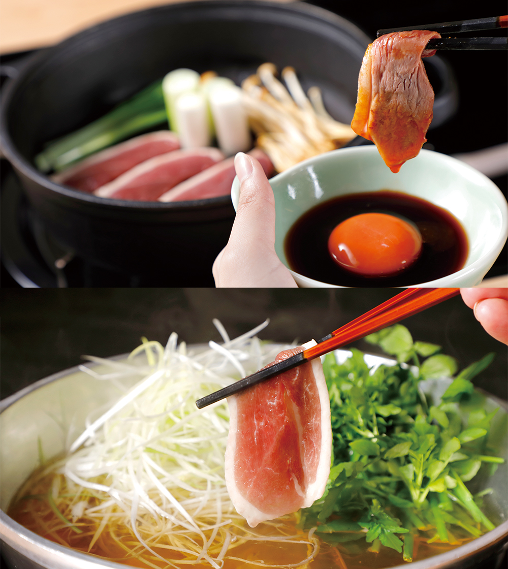 『鴨すき』ＶＳ『鴨しゃぶ』 今宵はどちらで乾杯する!?
