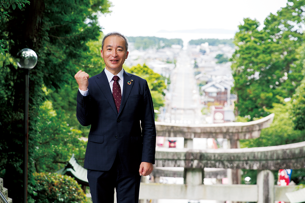 福津市長 原﨑 智仁 インタビュー