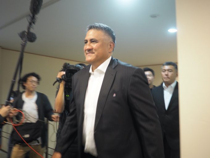 ラグビー日本代表のジェイミー・ジョセフHCが福岡に凱旋！