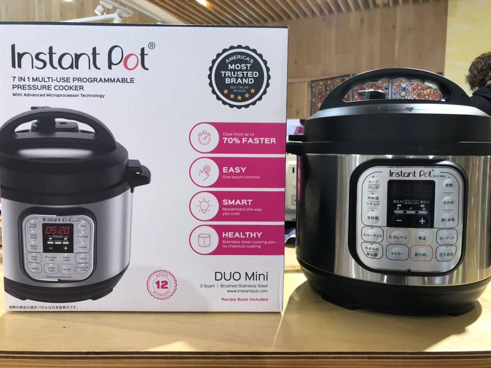 【雑貨店のスタッフが選ぶ一押しアイテム】いま話題のほったらかし家電!!キッチンバイヤーおススメ!!!電気圧力鍋InstantPot ISP1001