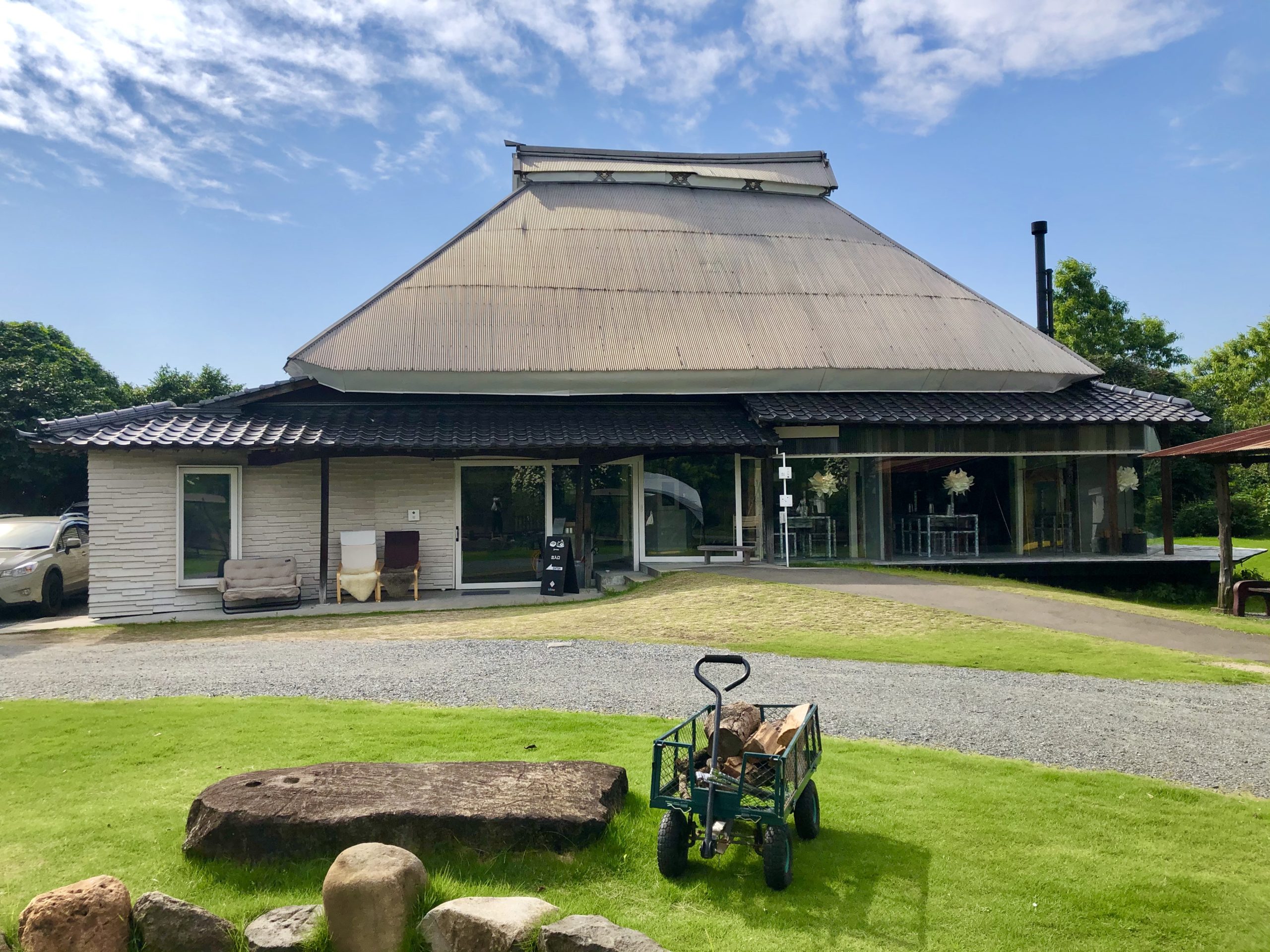 【福岡郊外ランチ】泊まれて、キャンプもできる古民家レストラン『きふね』