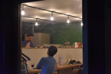 常連さんとの談笑
