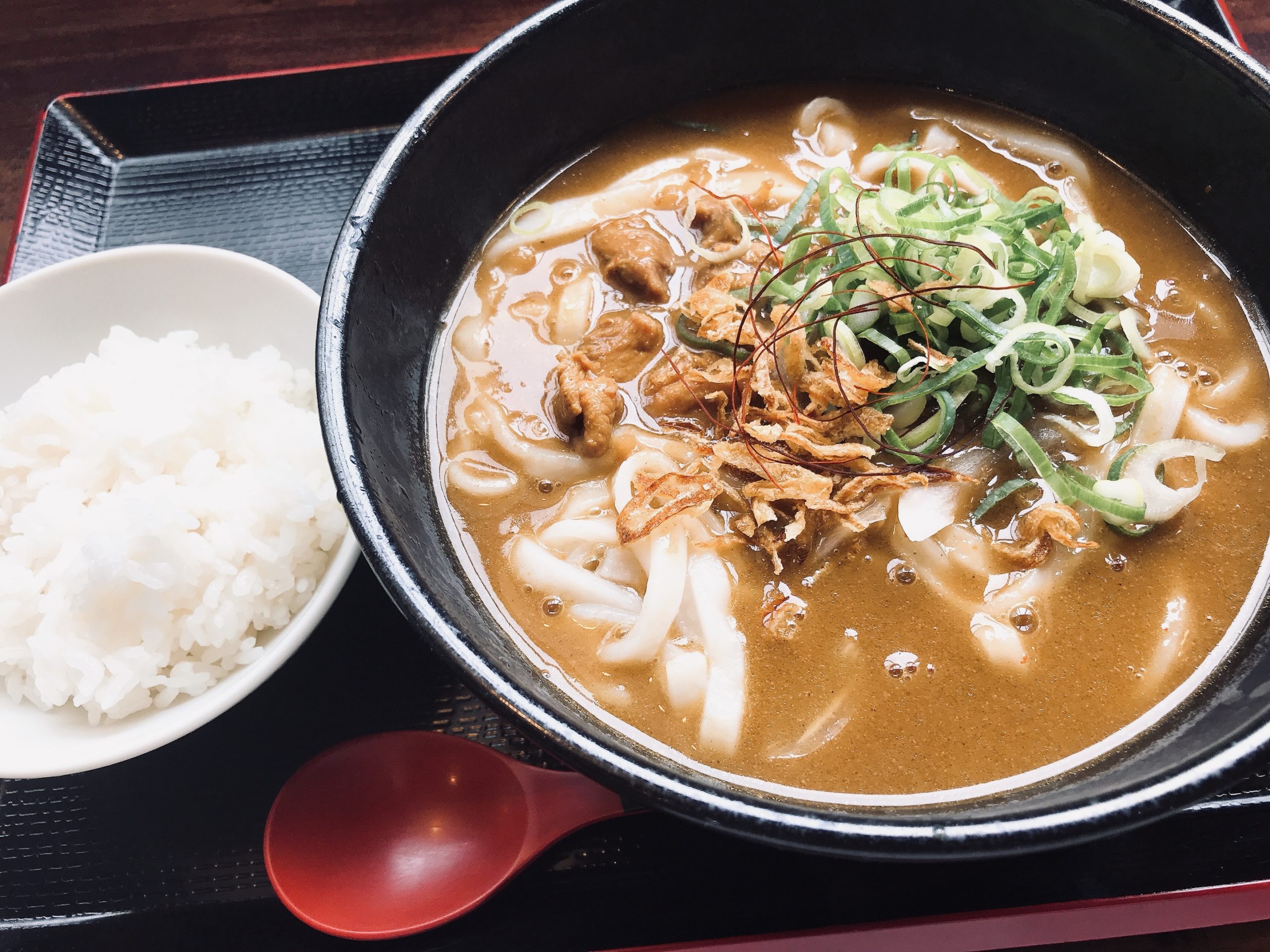 欧風カレーとカレーうどん