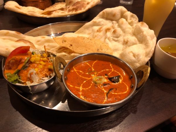 リチャセット(キーマとなすのカレー)