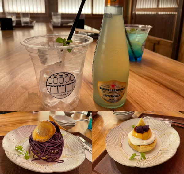 【福岡カフェ】驚きの連続！目の前で絞り出される紫芋！！！『かじしかのスイーツ』博多区奈良屋町