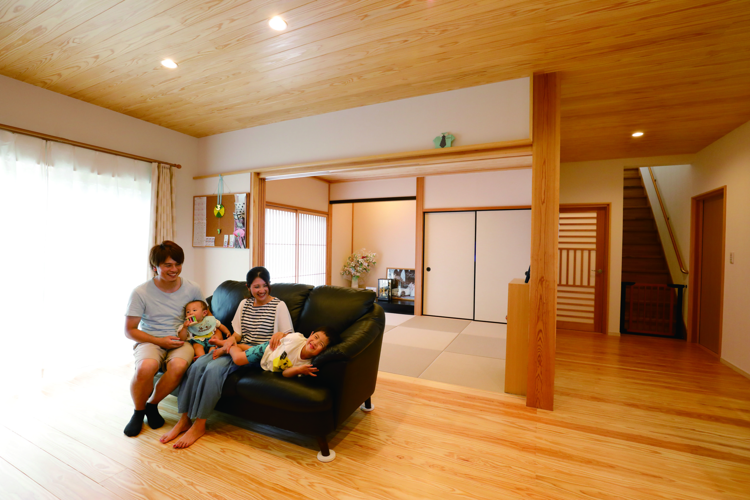 子どもたちへの想いも詰まった、ガレージ付きのマイホーム