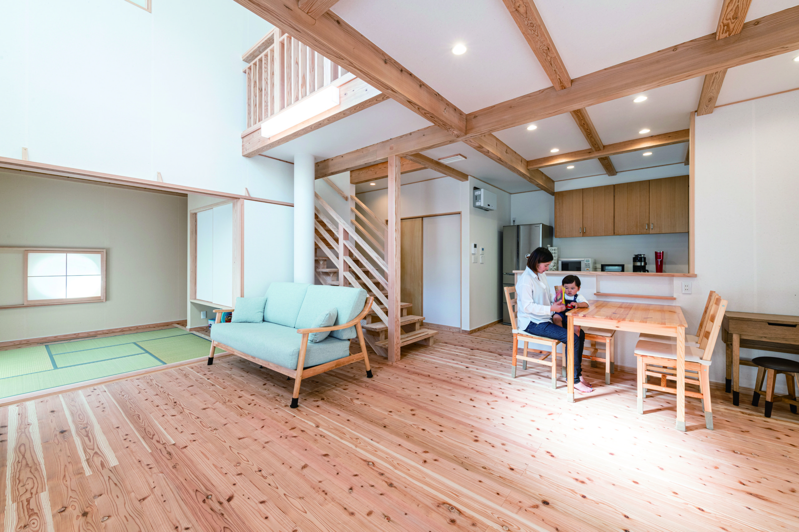 穏やかな時を育む、自然が持つ力に守られた家