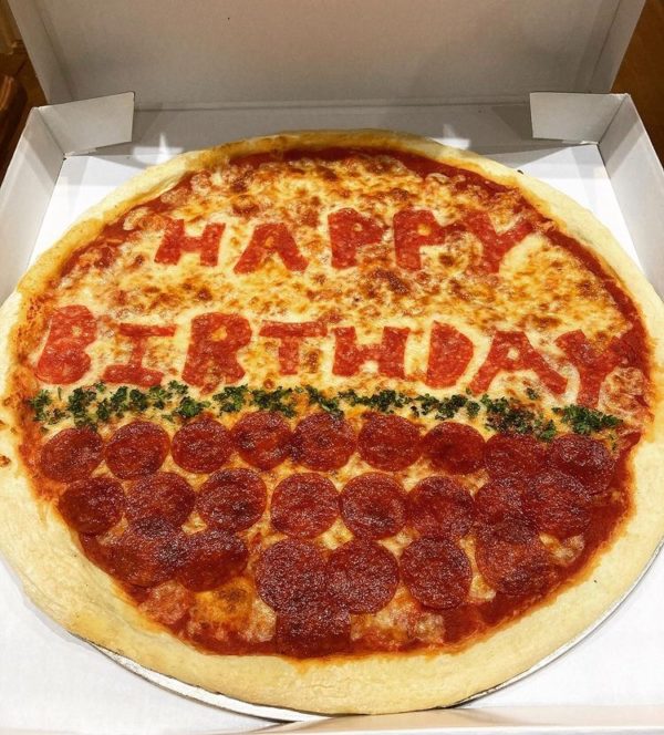メッセージ入りPIZZA