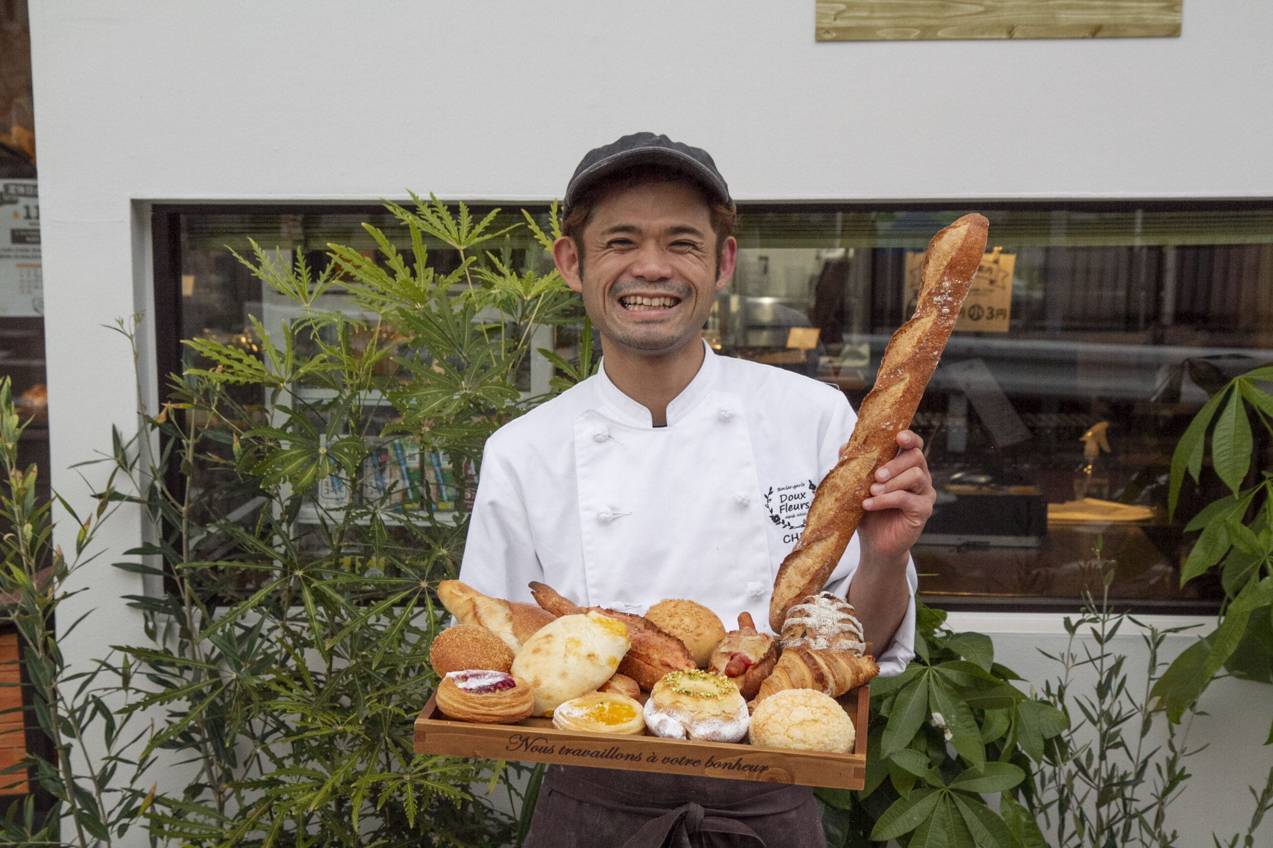 【福岡パン特集】経験豊富なシェフのこだわりパン！神松寺の『Boulangerie Doux Fleurs(ブーランジェリー・ドゥー・フルール)