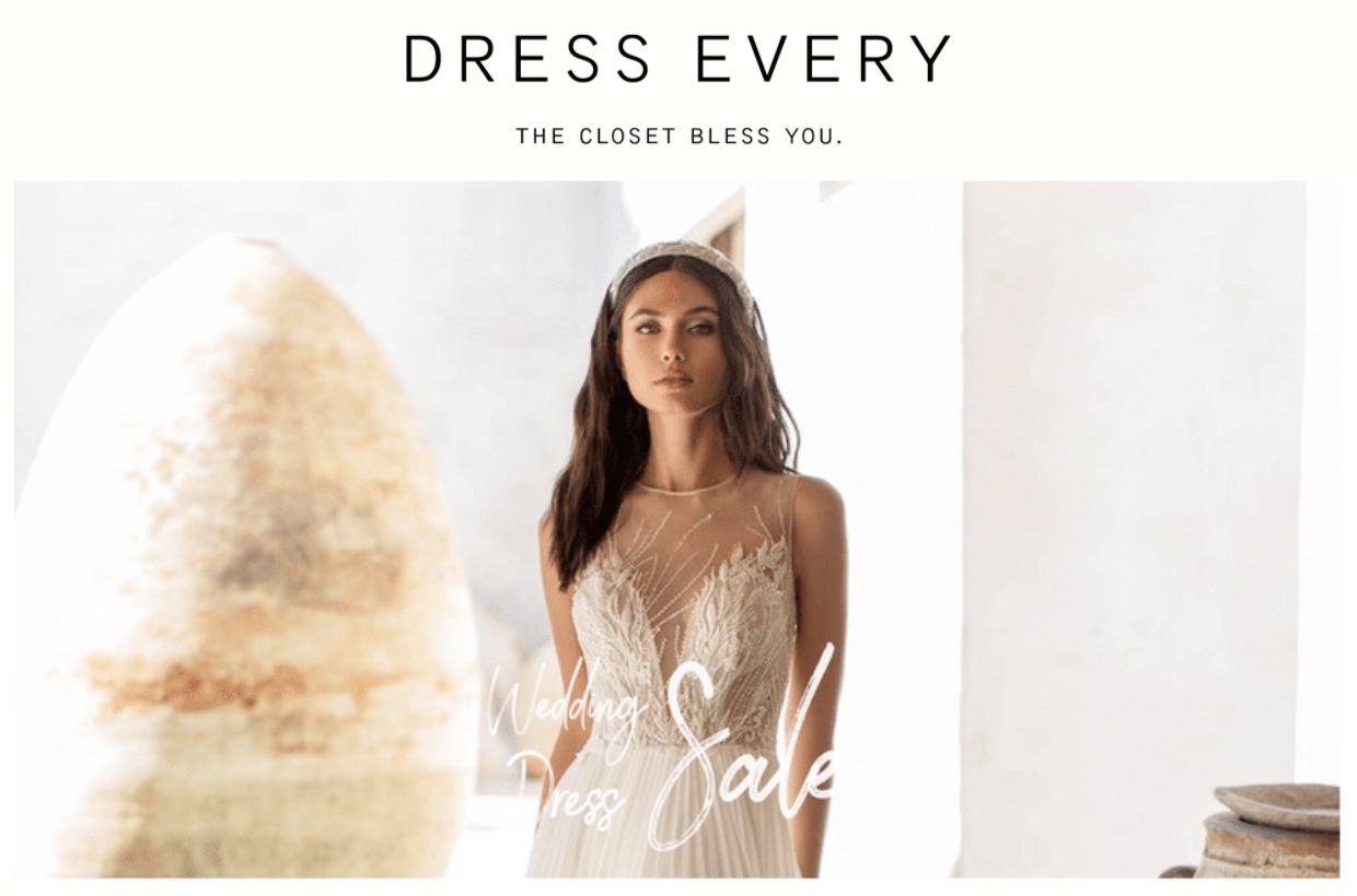 【DRESS EVERY】ウェディングドレスセール 博多販売会【予約制】