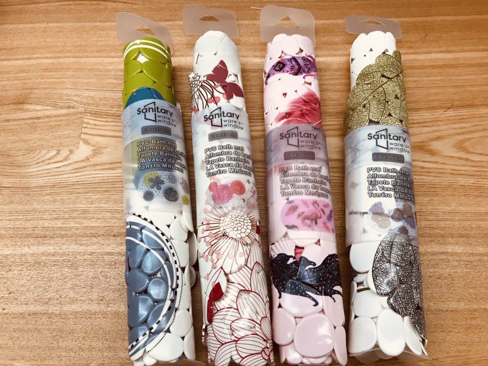 【雑貨店ハウズスタッフ一押しアイテム】すべり止め付き♪♪お風呂に入るとき出るときのつるッとを防ぐバスマット♪♪