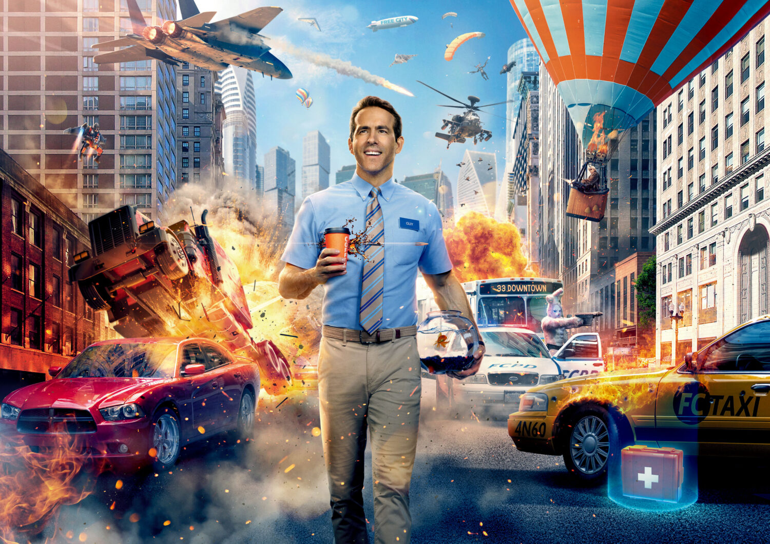 【映画グッズプレゼントあり】ゲームの背景キャラがヒーローになる!? 『フリー・ガイ』8月13日（金）公開！