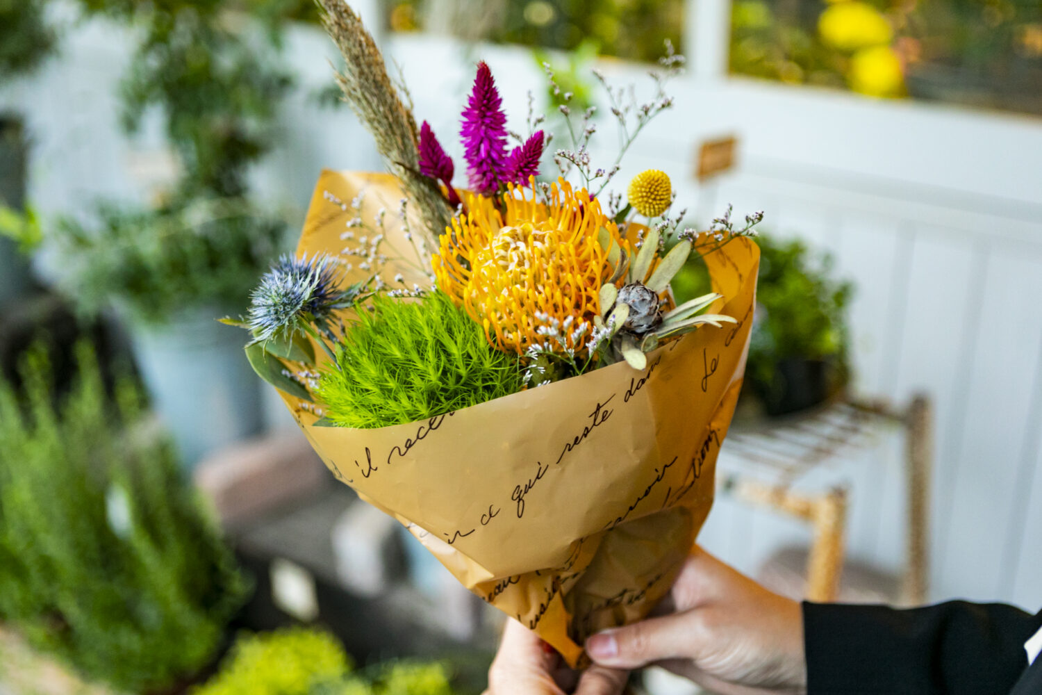 【花あそびconococo】（大野城市）寒さで引きこもりがちなおうち時間に、お花で差し色！