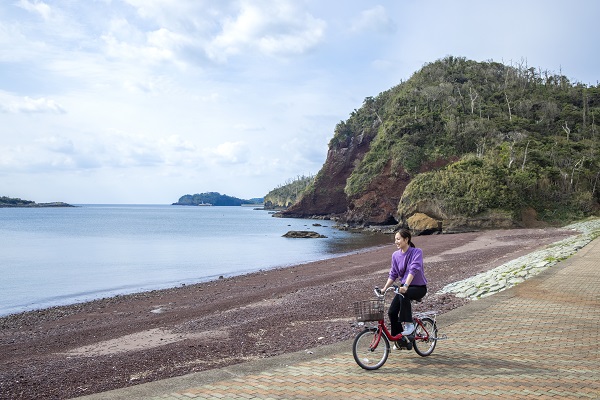 【Go to GOTO！】（小値賀島編）～赤浜海岸＆地ノ神嶋神社～島内をぐるっと一周サイクリング①