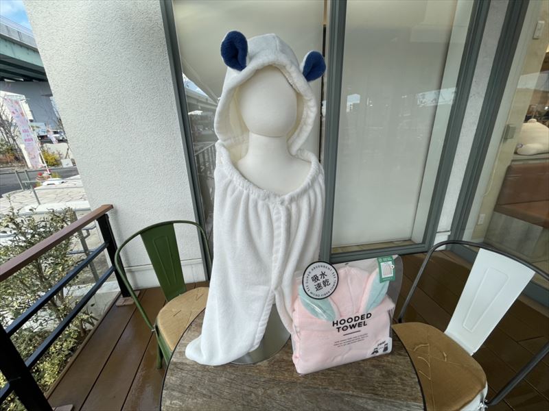 【雑貨店ハウズスタッフ一押しアイテム】可愛くてよく乾く罪なヤツ☆お風呂上りに速乾アニマルフードタオル