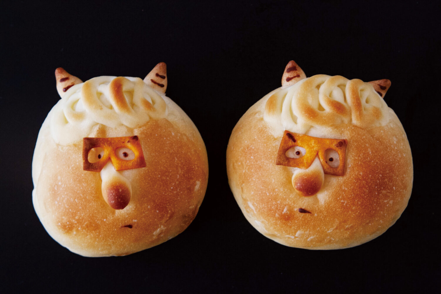 【福岡パン】博多節分パン！ゆるカワ“にわか面おにぱん”をパックン退治