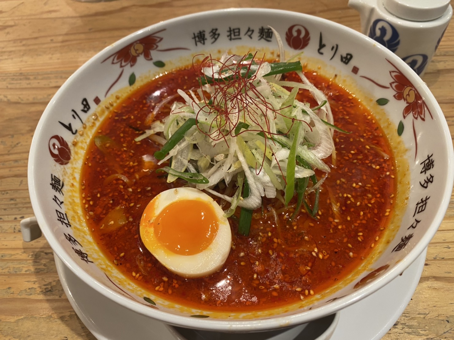 【福岡めん】寒い季節は担々麺で心もカラダもホットに！『博多担々麺 とり田』福岡PARCO店
