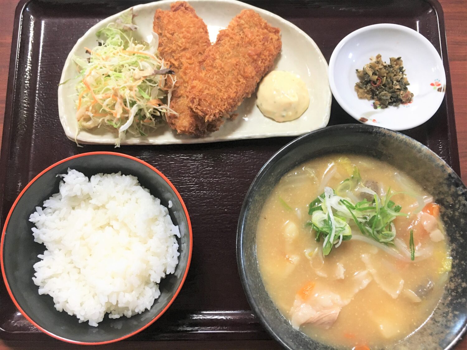 久留米で、だご汁＆魚のフライ定食が旨い！「葉月」に行ってきました。