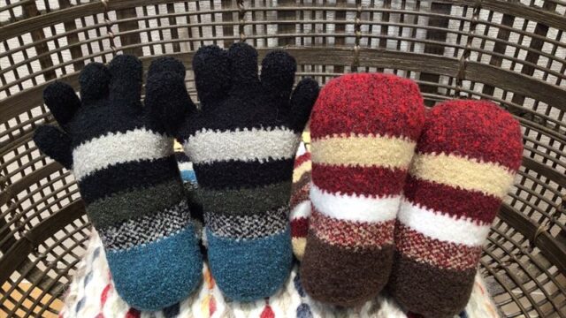 【雑貨店ハウズスタッフ一押しアイテム】てぶくろ屋さんがつくった、ルームソックス。