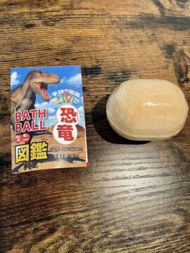 【雑貨店ハウズスタッフ一押しアイテム】図鑑と入浴剤がセット！？「学研の図鑑ライブ 恐竜バスボール」