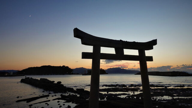 【福岡百景・九州絶景】vol.6_芦屋の夕景(福岡県芦屋町)