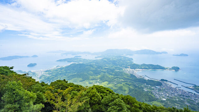 【山口つながる案内所】山口県のおすすめスポットをご紹介！「嵩山山頂展望台（周防大島町）」