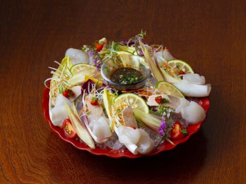 【ふくおか地魚バトルⅡ｜第四弾】熟成して旨味の増したフグで他にない贅沢サラダを作りました「博多魚がし 海の路　天神店」
