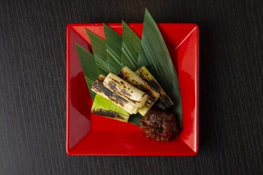 【福岡・期間限定】『大分白ねぎ』の旨みを、特製肉味噌が引き立てる『炙り炉端 山尾 博多駅前店』【大分県産品メニューフェア2023@Fukuoka】