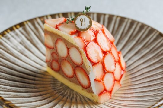 【大分・期間限定】甘さと酸味のバランスが絶妙なベリーツが主役のケーキ『9 1/5（きゅうとごぶんのいち） 新川本店』【大分県産品メニューフェア2023@Oita】