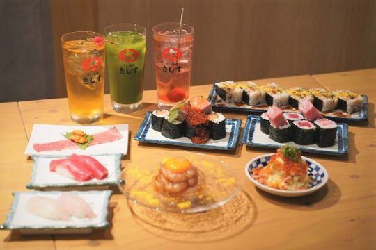 『すし酒場さしす』福岡県内3店舗目が、博多駅直結“マイング横丁”にニューオープン！！
