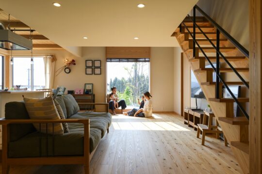 家族が集い、会話が生まれるキッチンの家｜長崎材木店