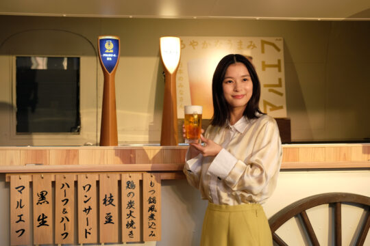 日本のみなさん、おつかれ生です。芳根京子さんがキャンペーンで来福！