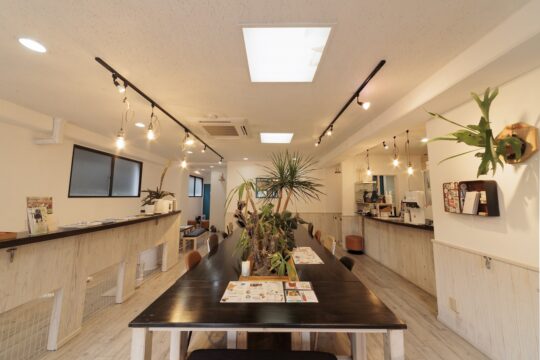 ワンちゃんと遊べるドッグカフェ。｜『SEA SIDE BULLS CAFE』（福岡市西区）