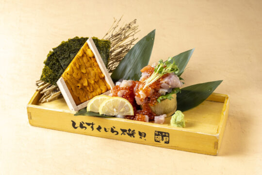 【ふくおか地魚バトルJR博多シティ特別編】宝石盛り『しらすくじら 博多漁家磯貝』