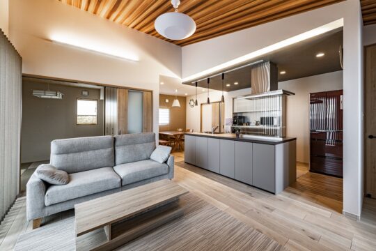 広々！20帖以上のLDKで気密性・断熱性・遮音性に優れた38坪の平屋感覚の家｜『toyo style』株式会社東洋建設（北九州市）