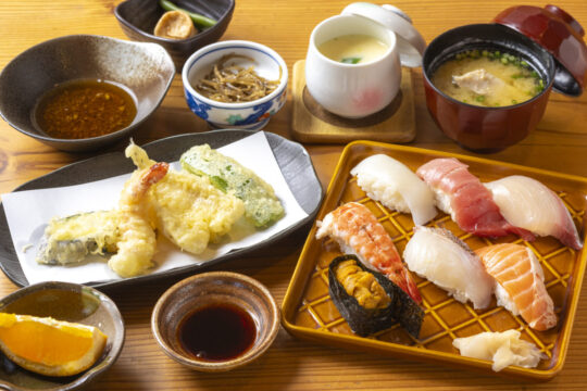 【ふくおかの魚フェア】握り寿司御膳【伊都の寿司にし川】