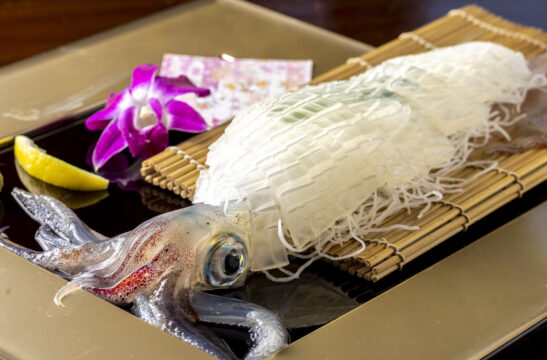 【HAKATA FISH PROJECT】最高の眺めと極上の食感を『西の浦 イカ活き造り 波平』