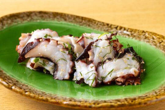 【ふくおかの魚フェア】素材を生かす味付けで 関門海峡たこの旨味を凝縮【寿し処 光本】