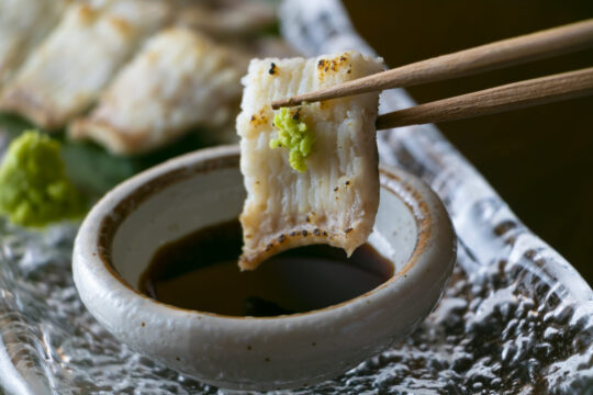 【ふくおかの魚フェア】宗像の海で獲れたアナゴを 素材の旨みを感じる白焼きでどうぞ【漁師･割烹 安徳丸】