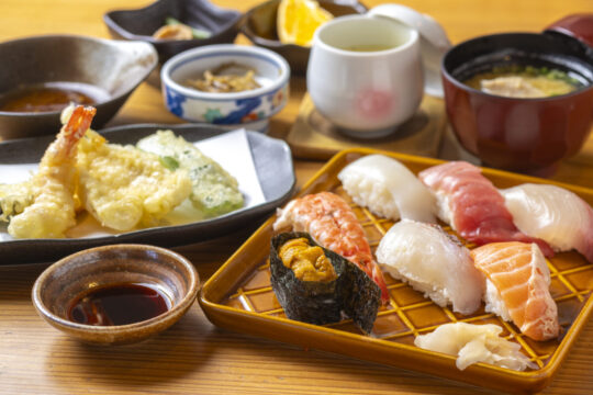 【ふくおかの魚フェア】<br>糸島や福岡の地魚で<br>季節の味わいを楽しんでください<br>【伊都の寿司　にし川】
