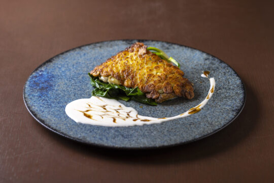 【ふくおかの魚フェア】<br>ふわふわのヒラメと<br>カリカリジャガイモの最高の組合せ<br>【Bistro Ohshima】