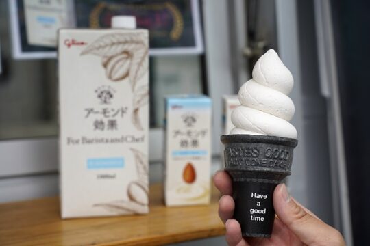 福岡生まれの『DAIMYO SOFTCREAM』に『アーモンド効果』を使った期間限定ソフトが登場！