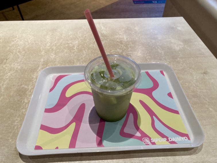 抹茶ラテの写真