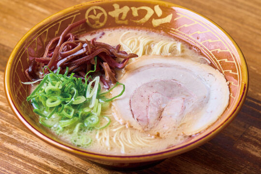 福岡麺本連動スタンプラリー ヌードルマニア！【参加店】豚骨セワン(とんこつセワン)福岡市中央区・豚骨