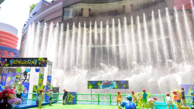 『スプラトゥーン3』コラボ。体験型噴水アトラクションやポップアップストアでイカした夏休みを！