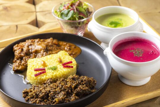 【福岡有明のりフェア】～体に優しく染み込むような 滋味深い海苔キーマカレー～『カフェ帰去来』